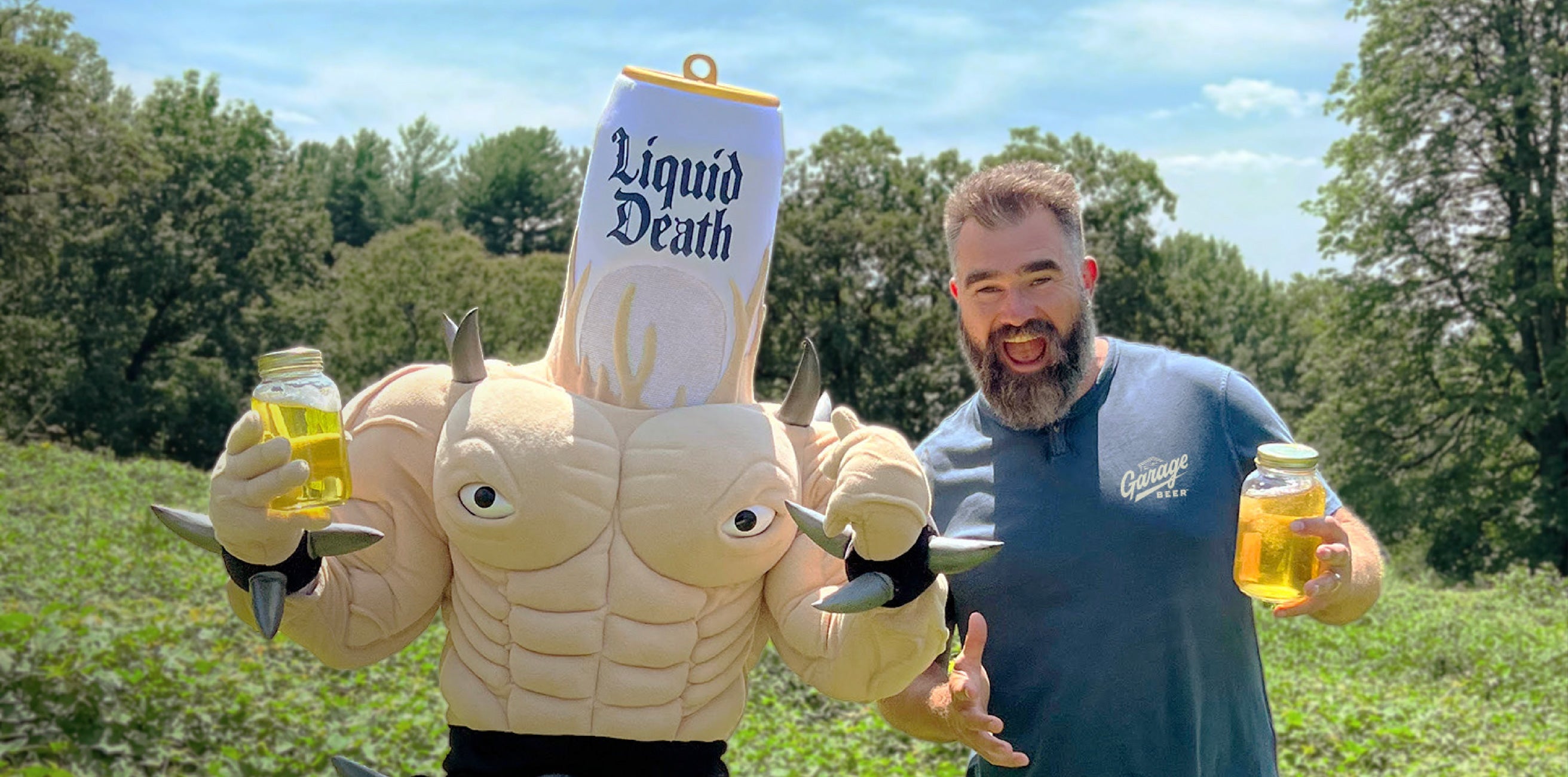 Liquid Death beverage campaign